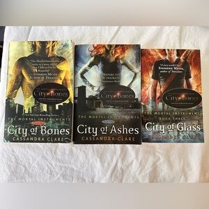 Cassandra Clare City Series Books 1-3 City of Bones City of Ashes City of Glass